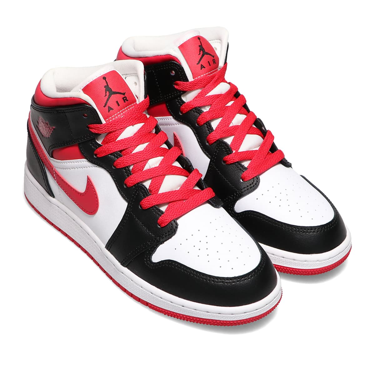 JORDAN BRAND AIR JORDAN 1 MID (GS) BLACK/VERY BERRY-WHITE 21FA-I