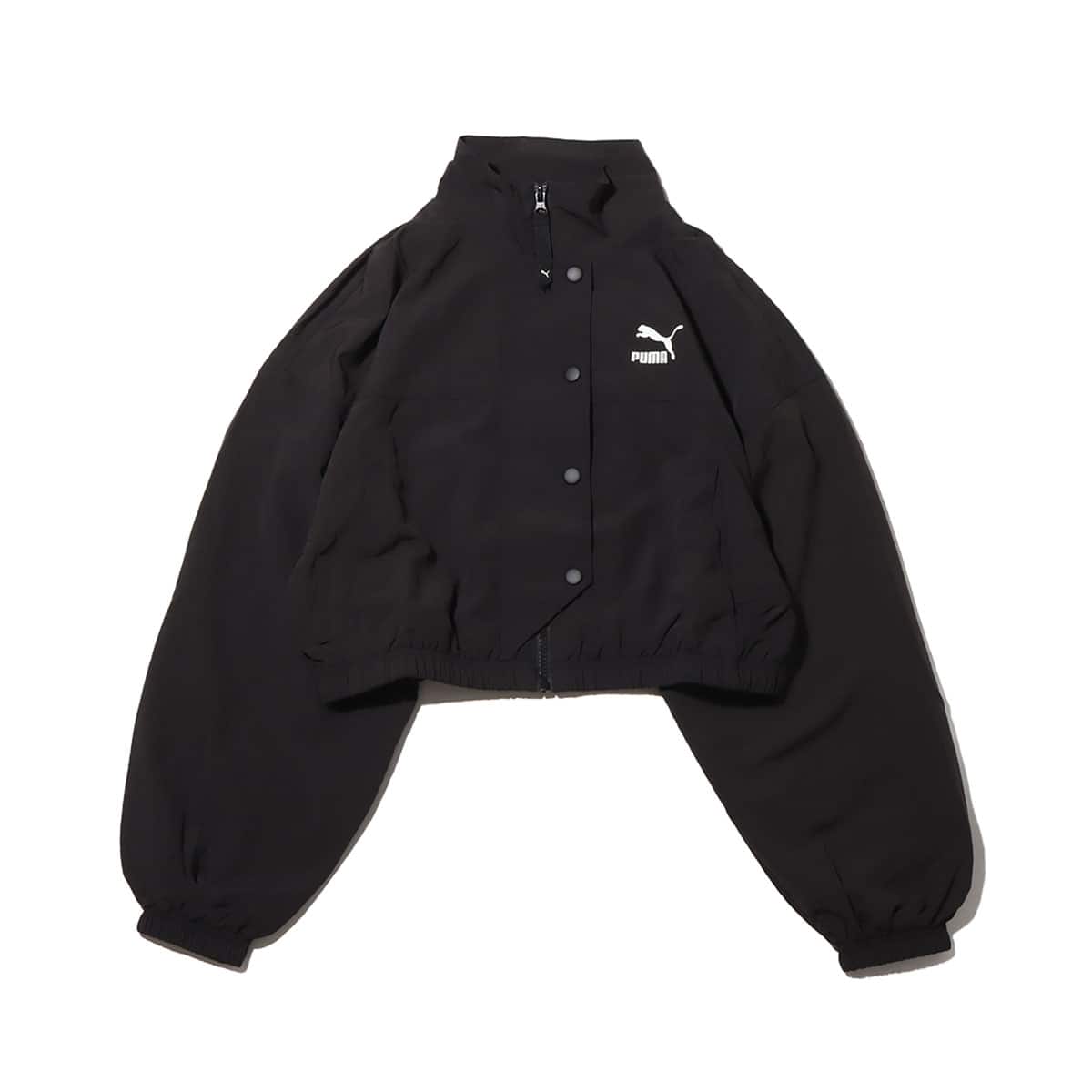 PUMA DARE TO CROPPED WOVEN JACKET PUMA BLACK（プーマ デア トゥー