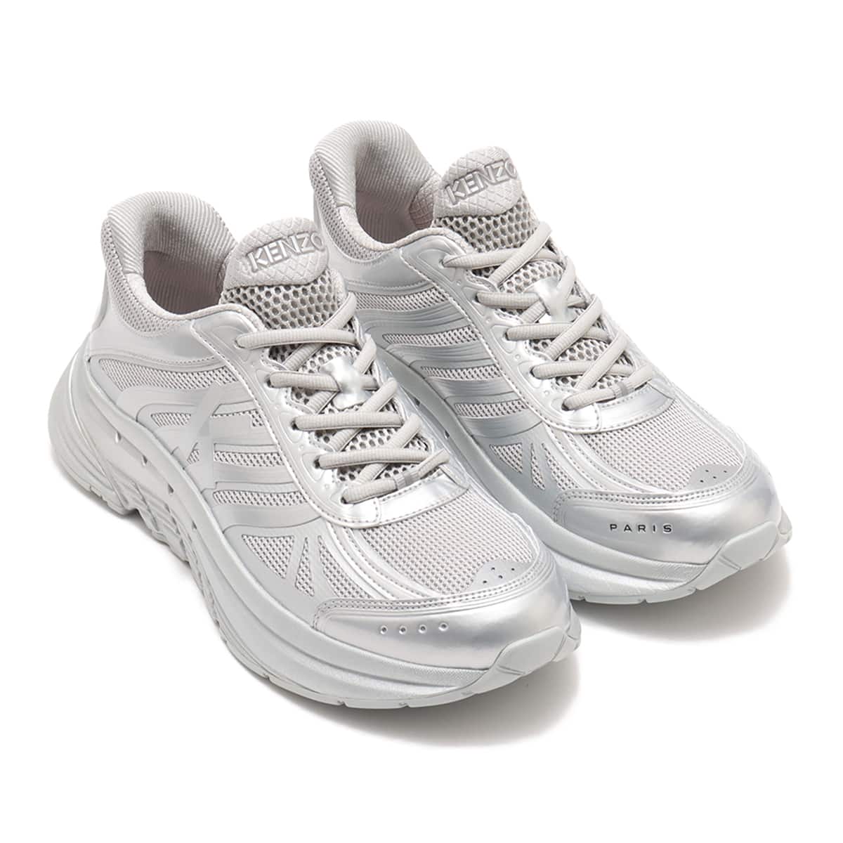 KENZO PACE LOW TOP SNEAKERS Silver （ケンゾー ペース ロートップ