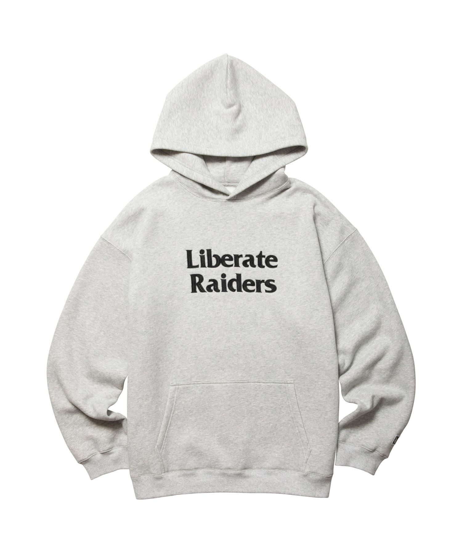 LIBERAIDERS LR EMBROIDERY HOODIE GRAY（リベレイダース エル アール
