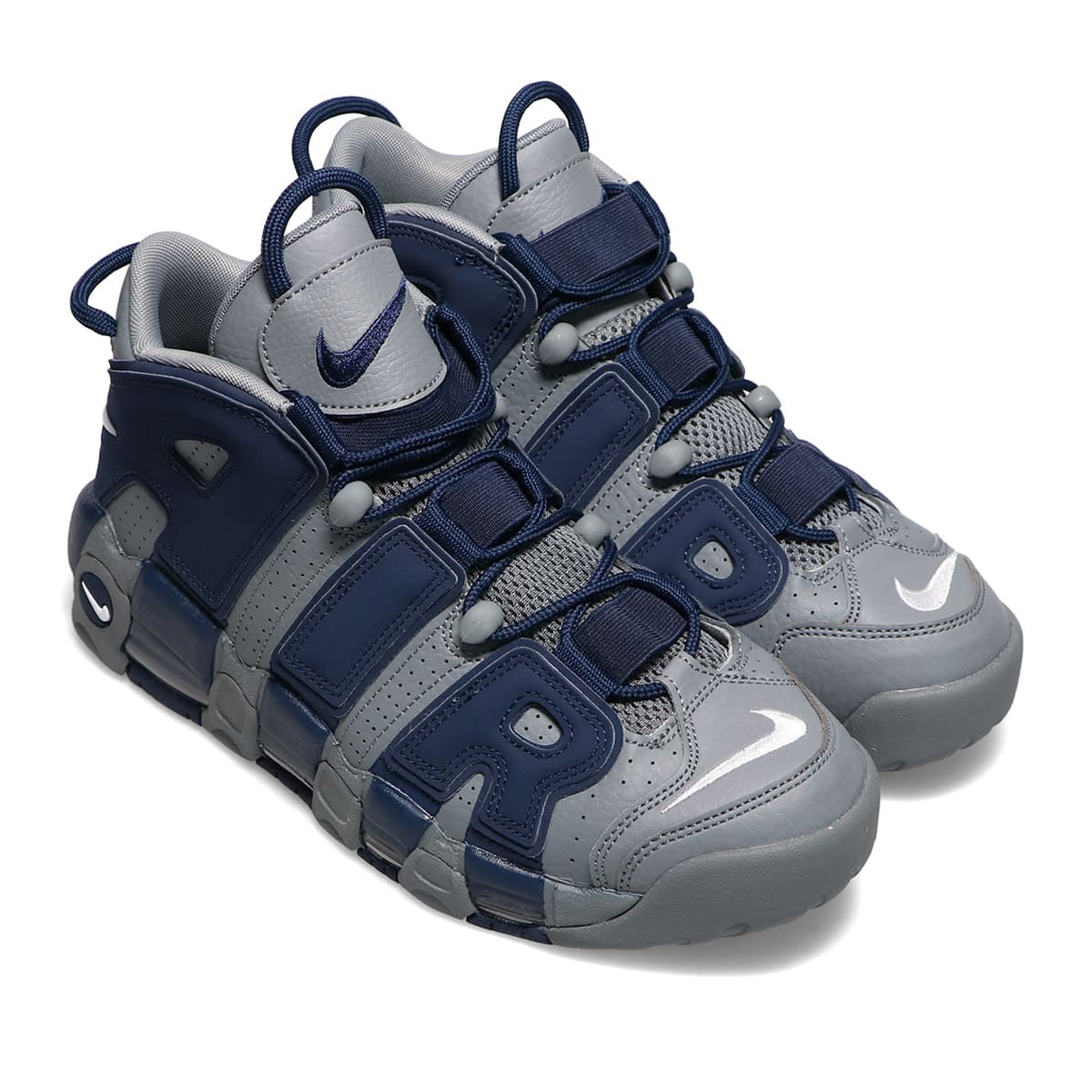 NIKE AIR MORE UPTEMPO '96 COOL GREY/WHITE-MIDNIGHT NAVY 21FA-I