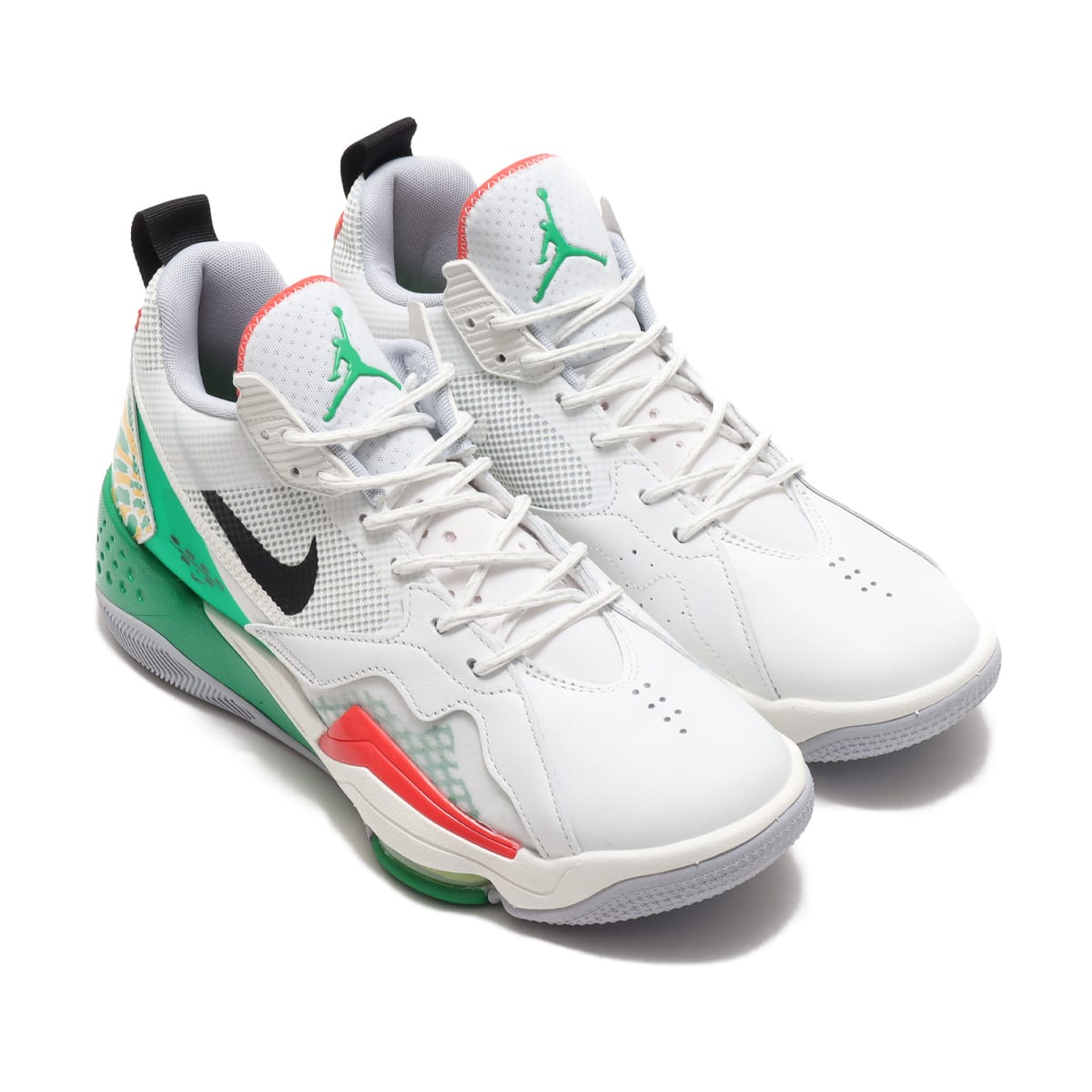 JORDAN BRAND JORDAN ZOOM '92 SUMMIT WHITE/BLACK-LUCKY GREEN-TRACK
