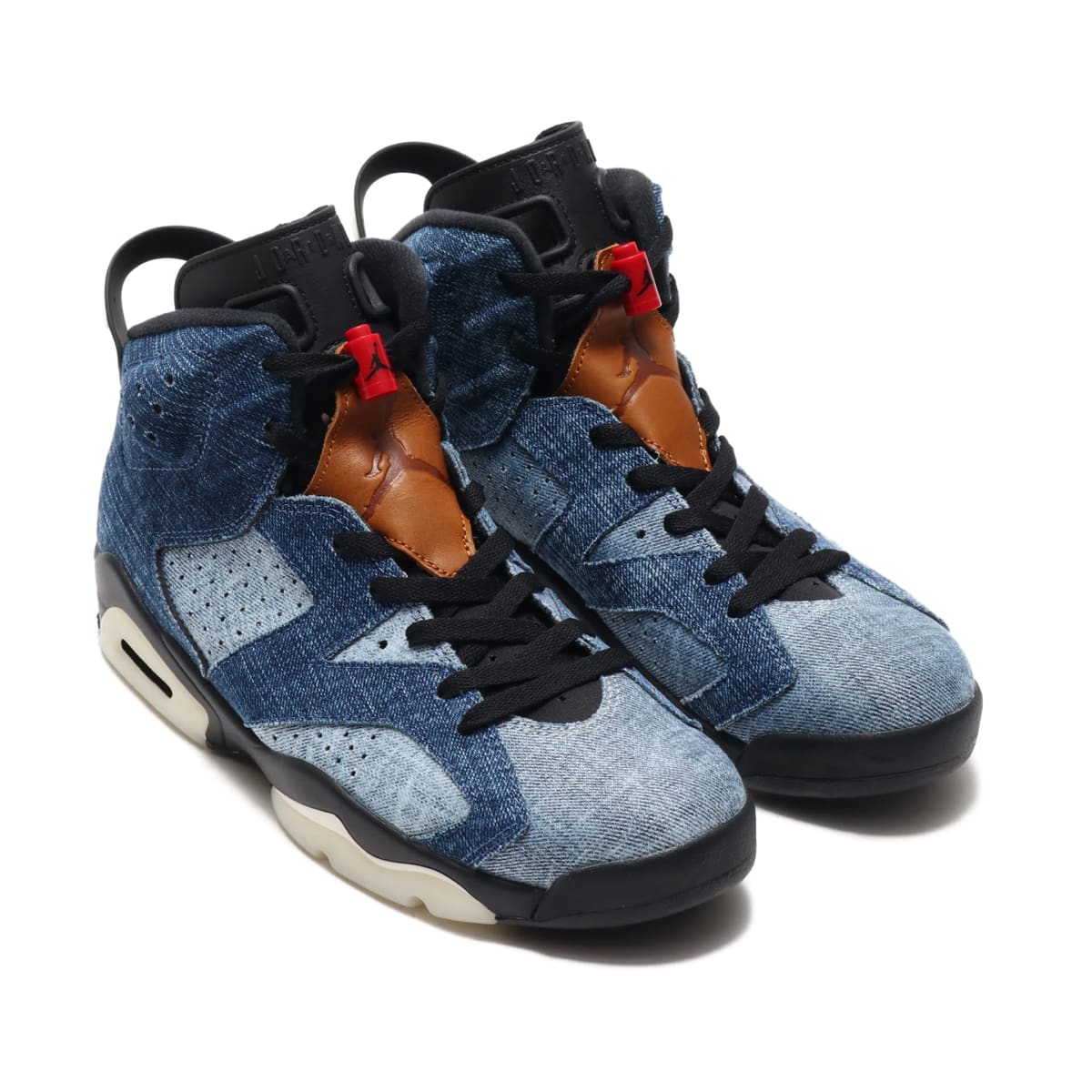 JORDAN BRAND AIR JORDAN 6 RETRO WASHED DENIM/BLACK-SAIL-VARSITY