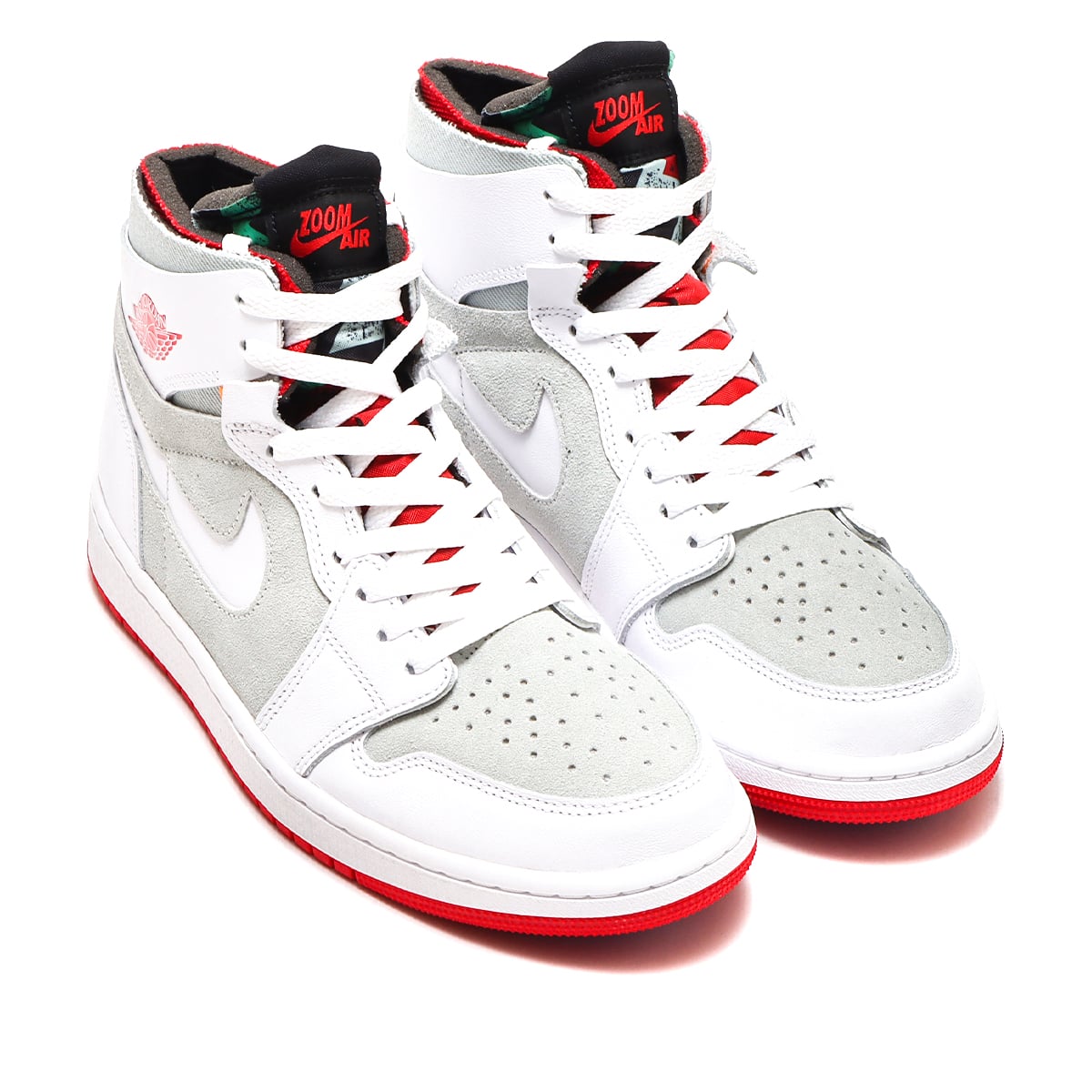 JORDAN BRAND AIR JORDAN 1 ZOOM AIR CMFT WHITE/TRUE RED-LIGHT