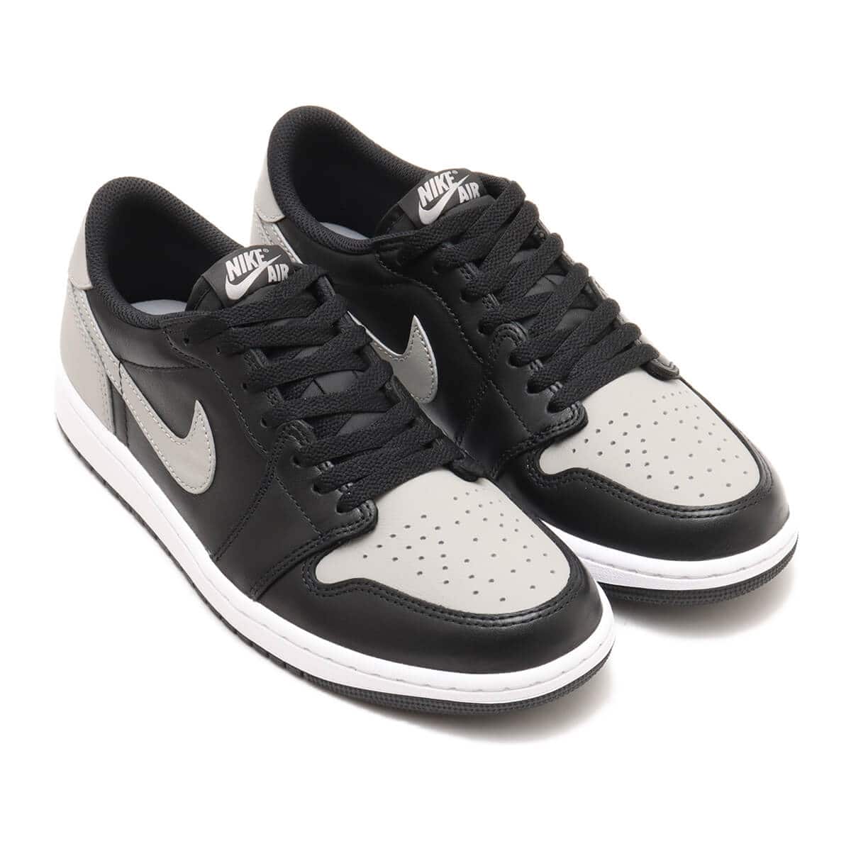 JORDAN BRAND AIR JORDAN 1 RETRO LOW OG BLACK/MEDIUM GREY-WHITE