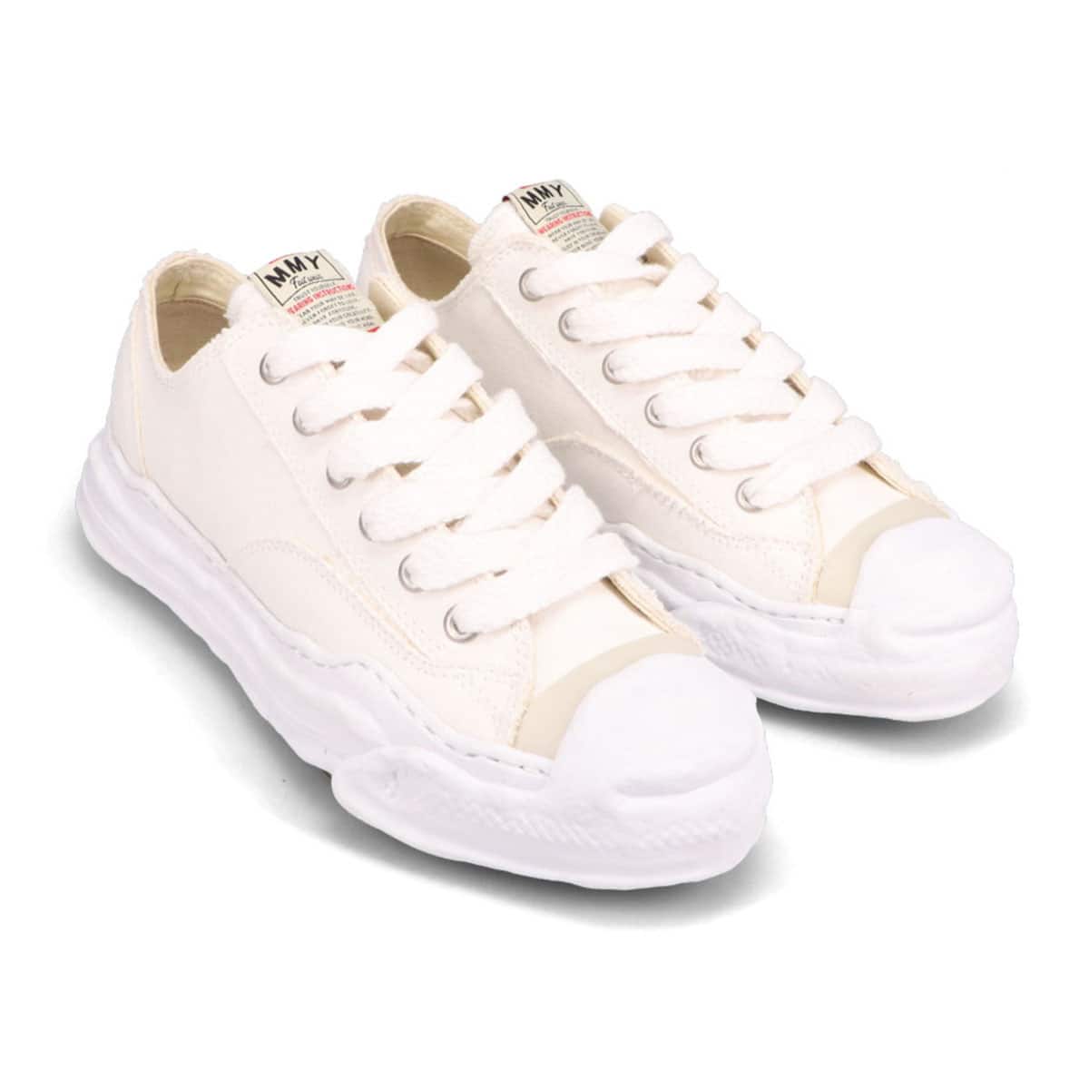 MAISON MIHARA YASUHIRO HANK CANVAS LOW WHITE（メゾンミハラヤスヒロ