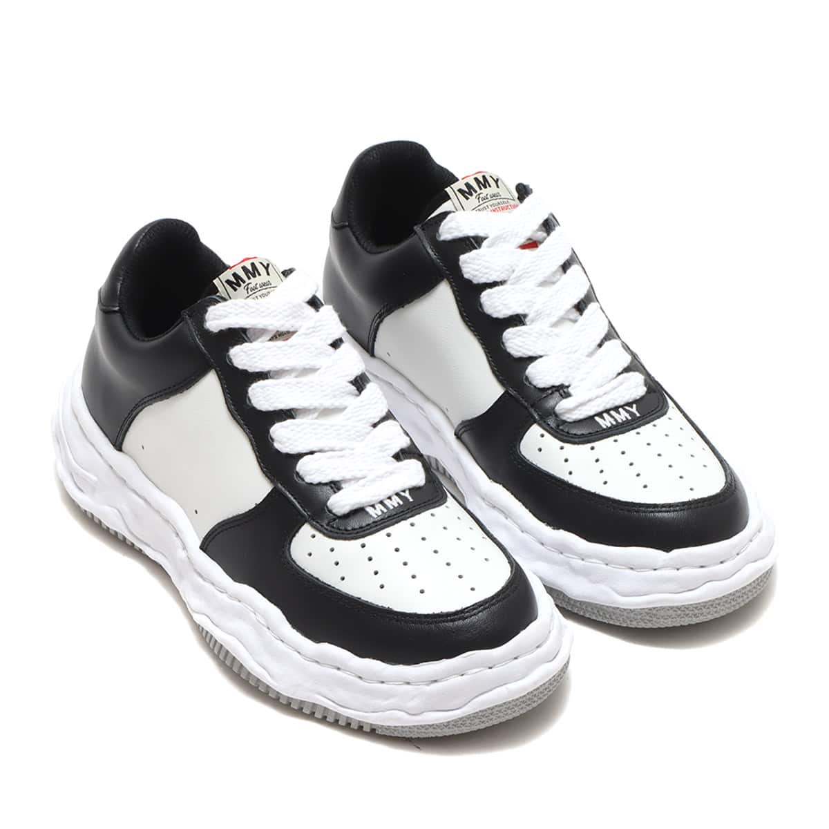 Maison MIHARA YASUHIRO WAYNE LEATHER LOW ブラック（メゾンミハラ