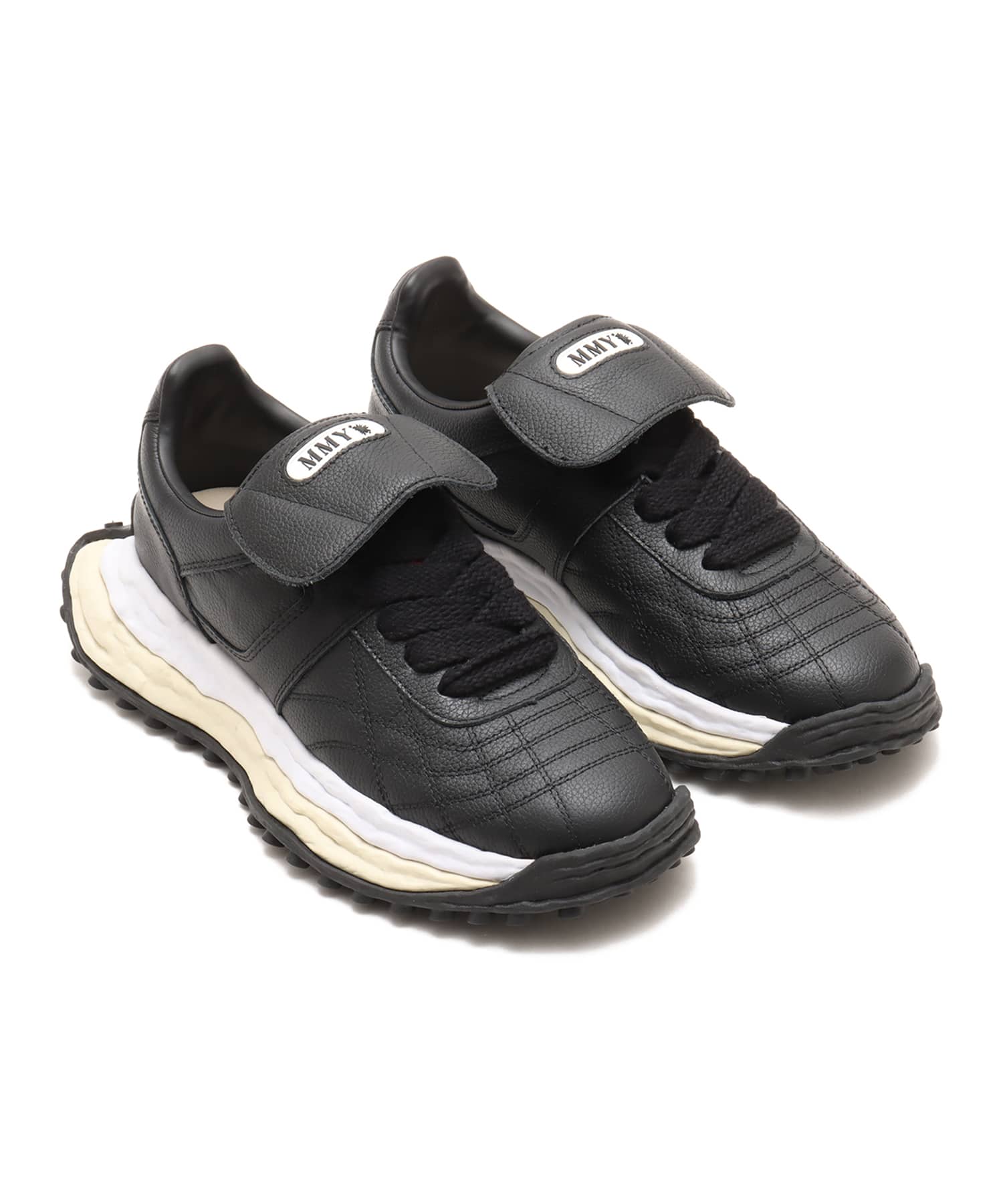 MAISON MIHARA YASUHIRO SCOTT LEATHER LOW ブラック（メゾンミハラ