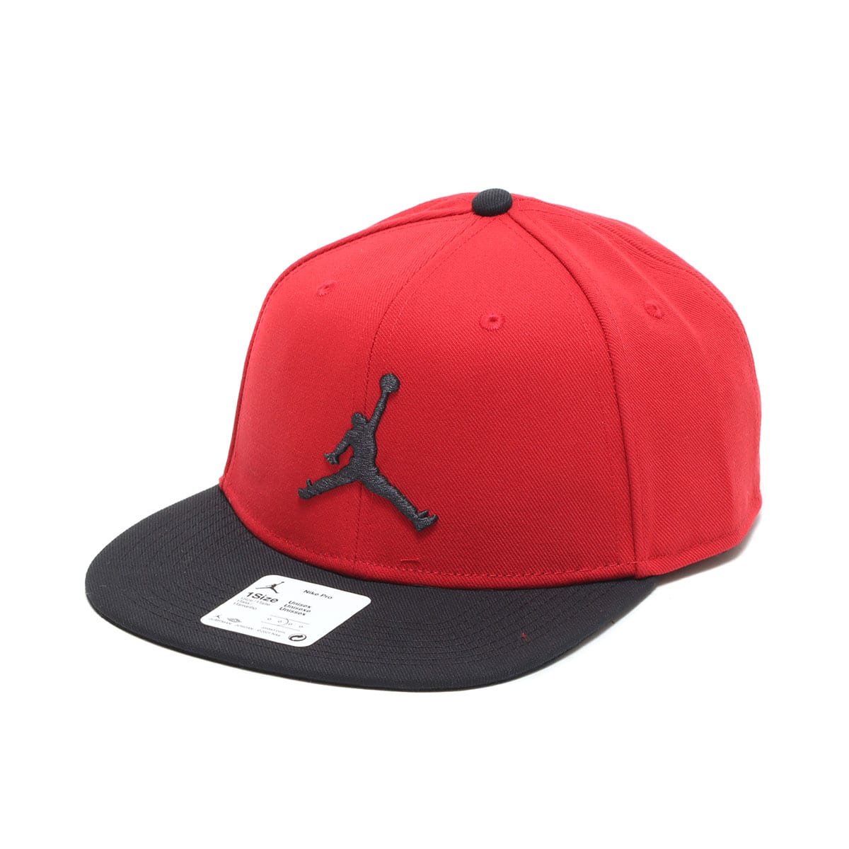 JORDAN BRAND JORDAN PRO JUMPMAN SNAPBACK GYM RED/BLACK/BLACK/DK