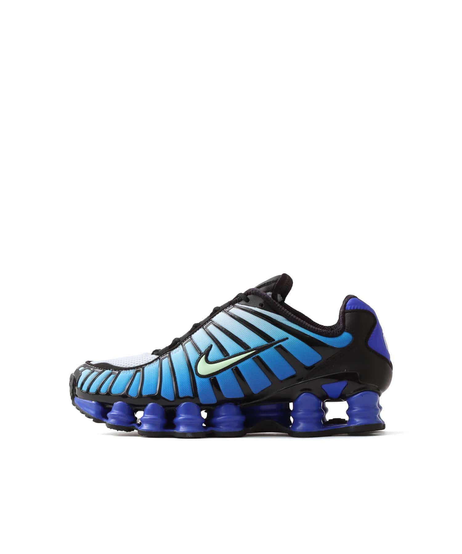 NIKE SHOX TL BLACK/VAPOR GREEN-RACER BLUE （ナイキ ショックス TL