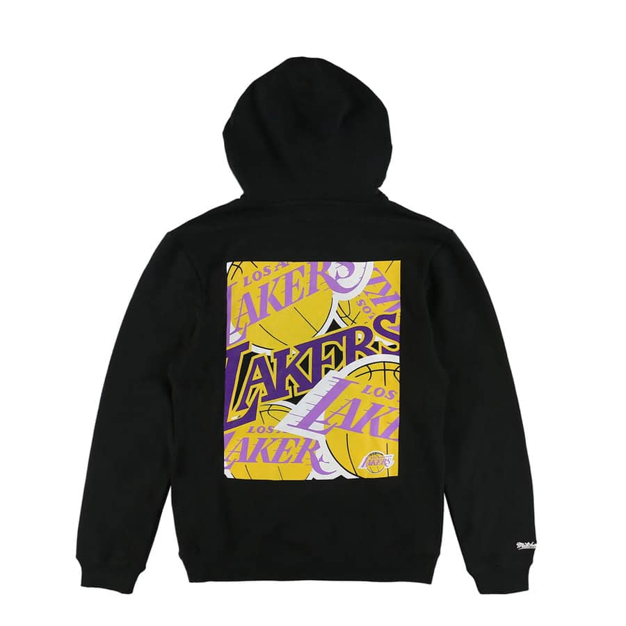 Mitchell & Ness NBA Cut Up Hoody Lakers BLACK 22FW-I（ミッチェル