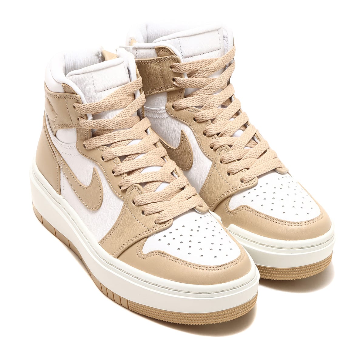 JORDAN BRAND WMNS AIR JORDAN 1 ELEVATE HIGH WHITE/DESERT-SAIL 23SP
