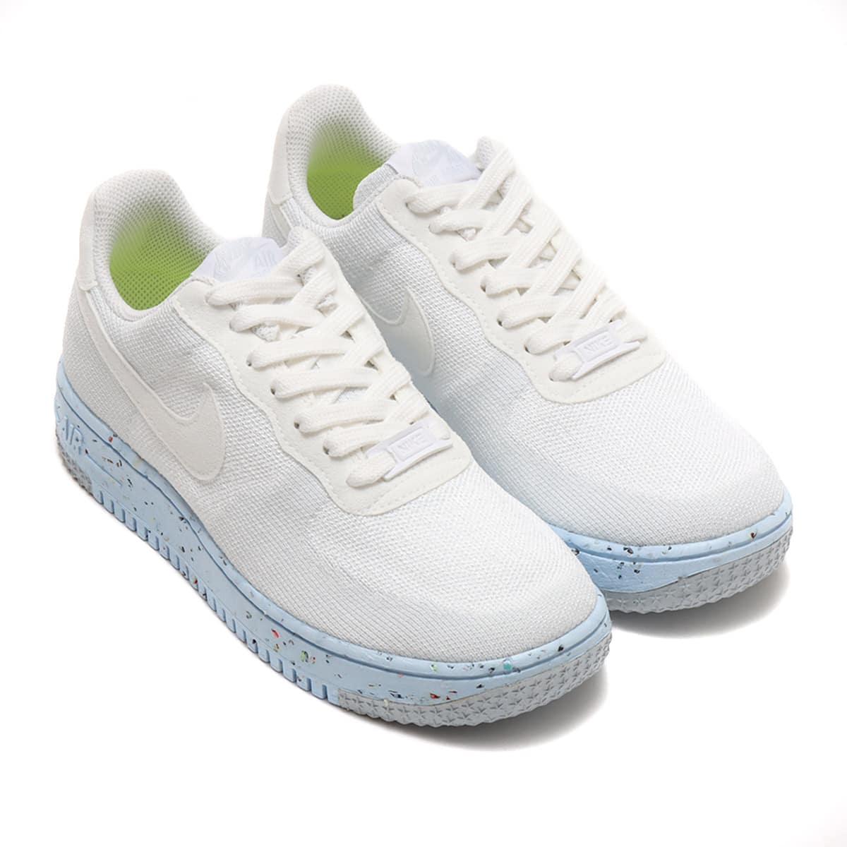 NIKE W AF1 CRATER FLYKNIT WHITE/WHITE-PURE PLATINUM 21SU-I（ナイキ