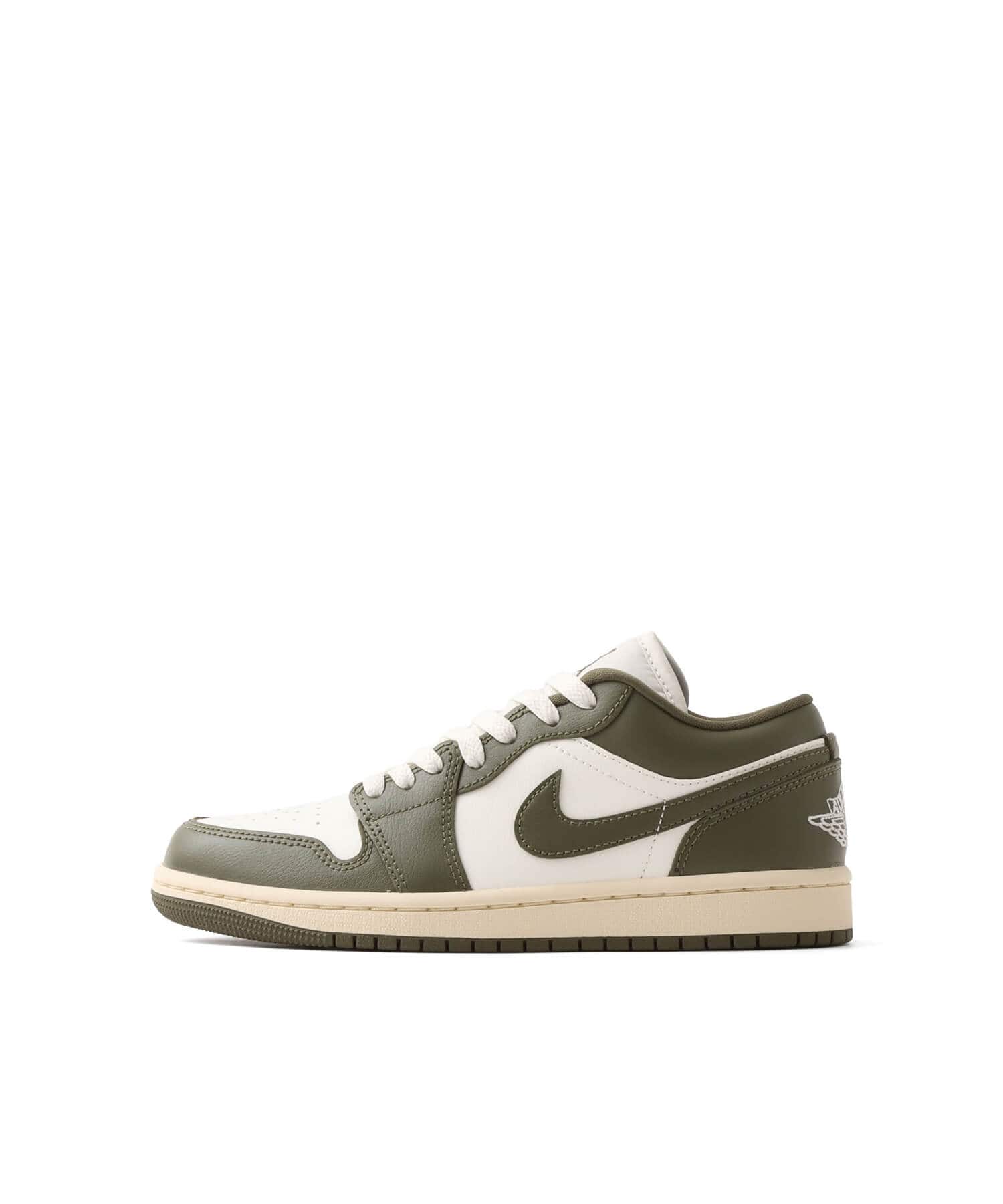 JORDAN BRAND WMNS AIR JORDAN 1 LOW SAIL/MEDIUM OLIVE-COCONUT MILK