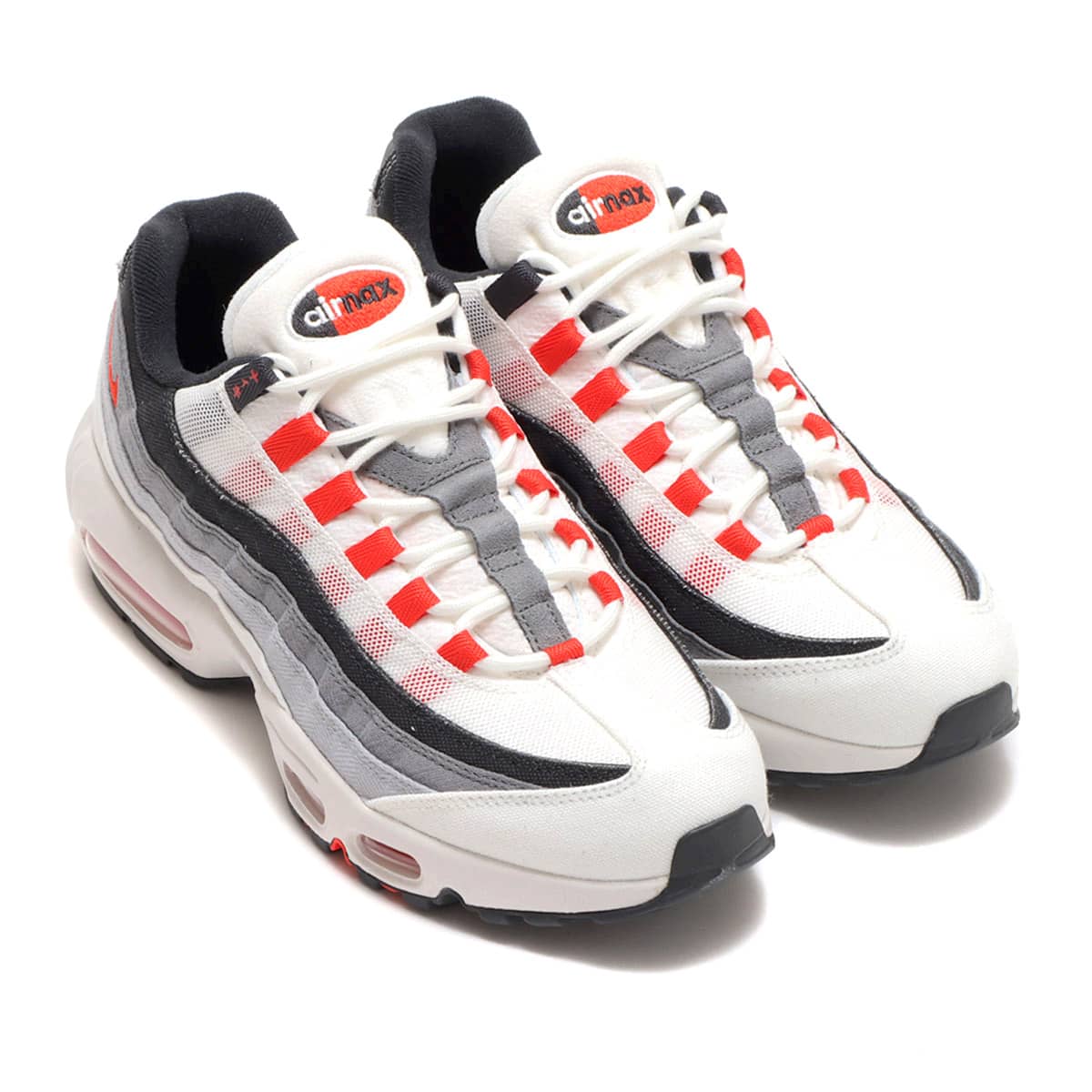 NIKE AIR MAX 95 QS SUMMIT WHITE/CHILE RED-OFF NOIR 21FA-S（ナイキ