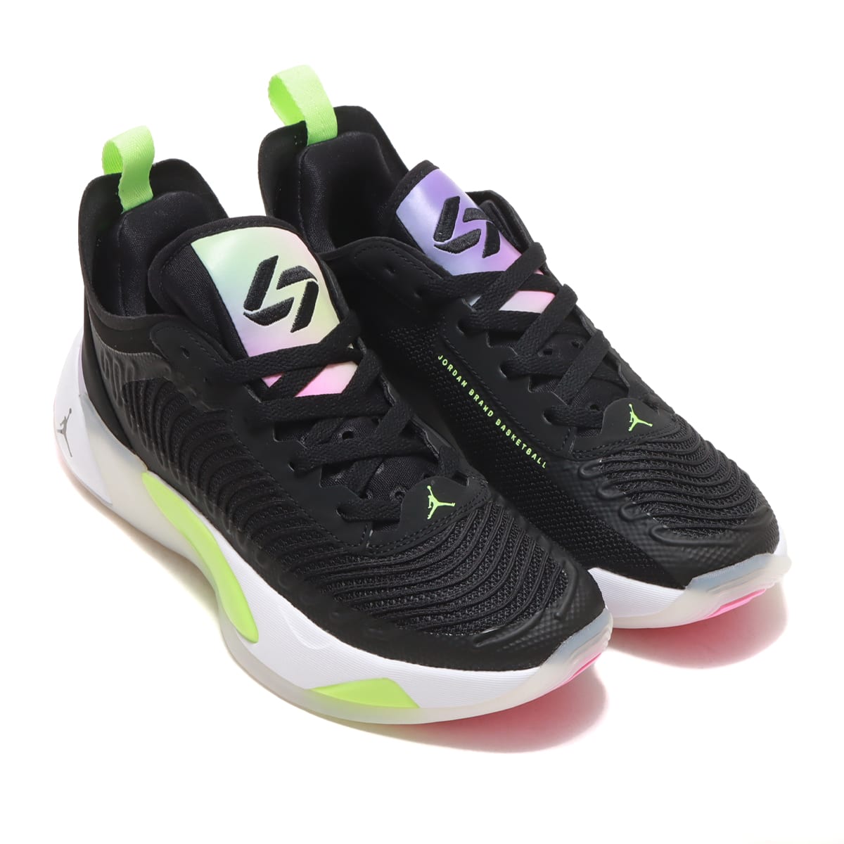 JORDAN BRAND JORDAN LUKA 1 GS BLACK/BLACK-LIME GLOW-GREEN GLOW