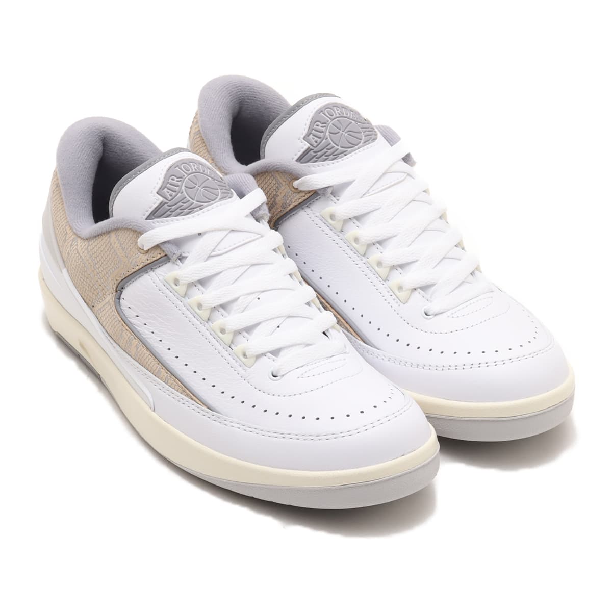 JORDAN BRAND AIR JORDAN 2 RETRO LOW WHITE/CEMENT GREY-SANDDRIFT