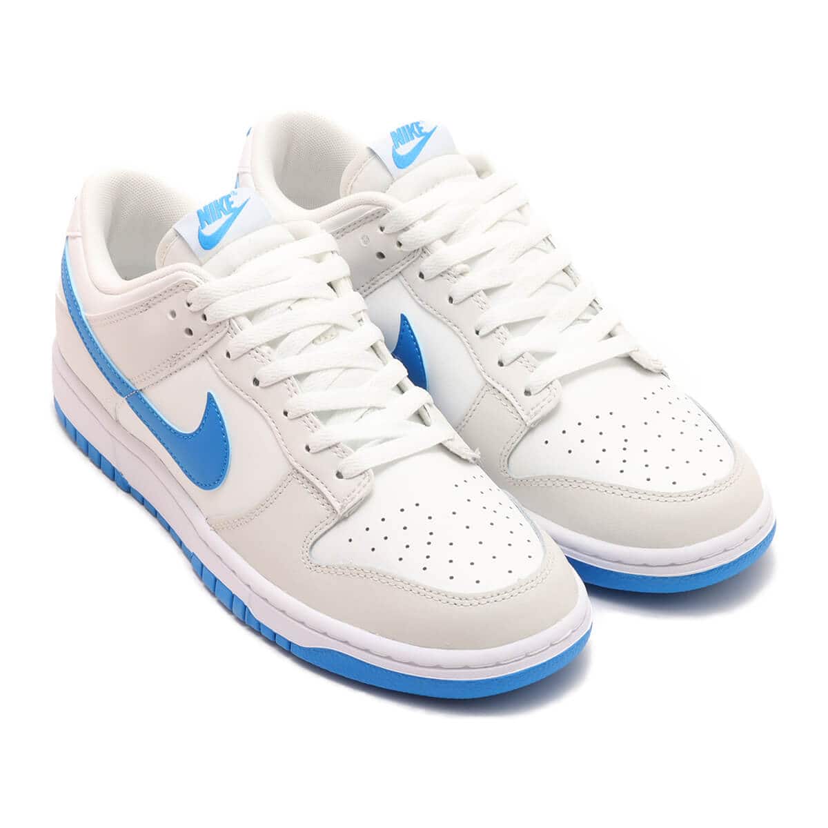 NIKE DUNK LOW RETRO SUMMIT WHITE/PHOTO BLUE-PLATINUM TINT（ナイキ