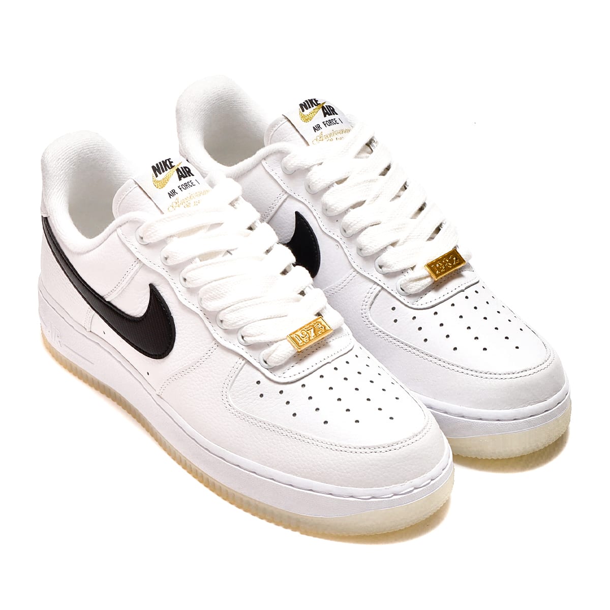 NIKE AIR FORCE 1 '07 PRM WHITE/BLACK-METALLIC GOLD-COCONUT MILK
