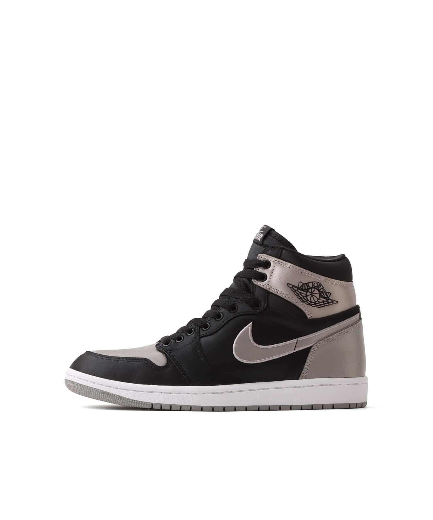 JORDAN BRAND WMNS AIR JORDAN 1 RETRO HI OG BLACK/MEDIUM GREY-WHITE