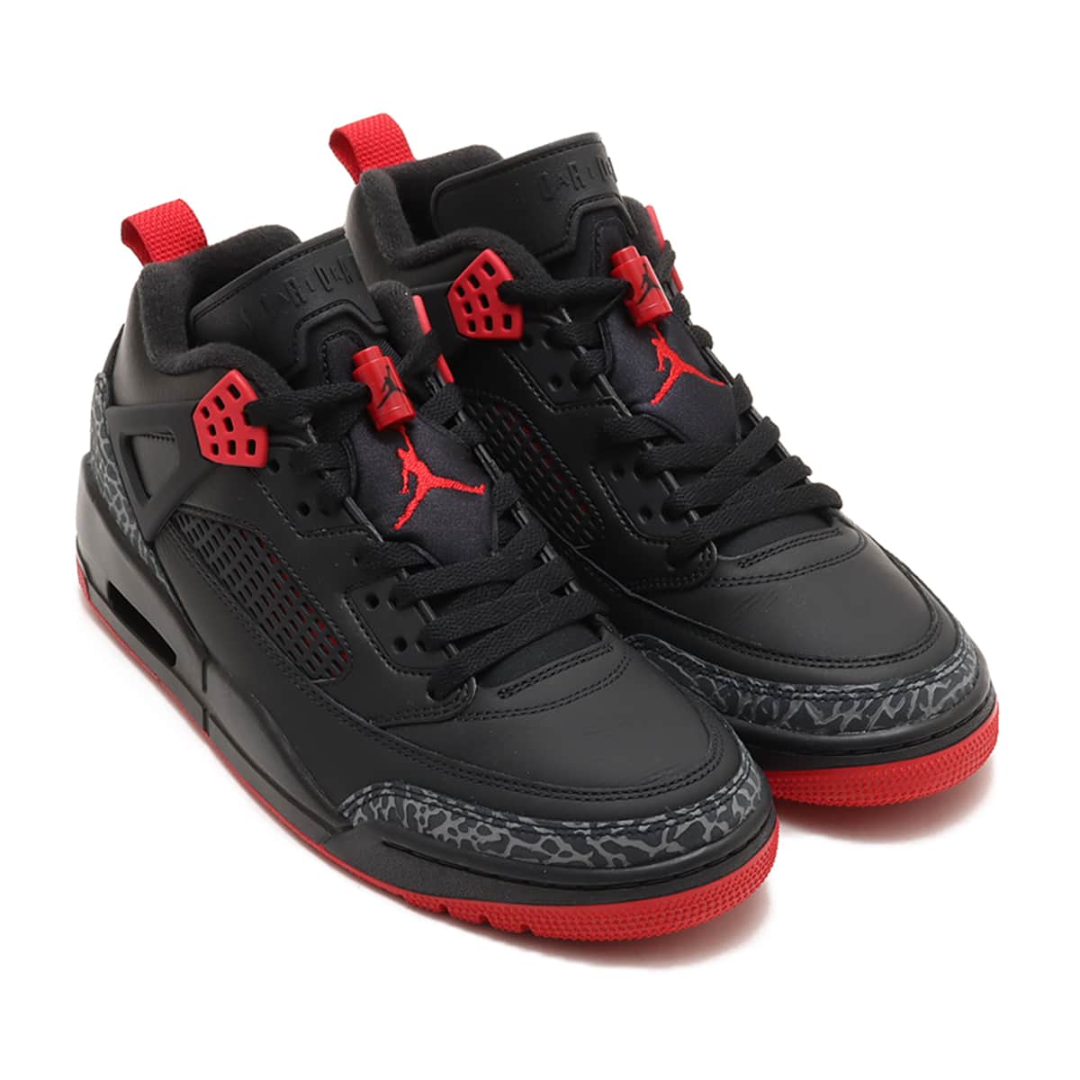 JORDAN BRAND JORDAN SPIZIKE LOW BLACK/GYM RED-COOL GREY