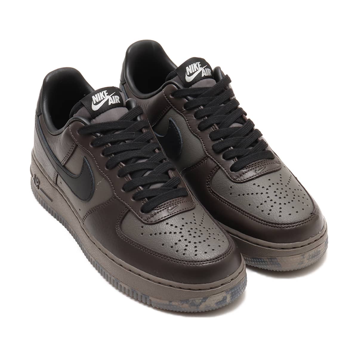 NIKE AIR FORCE 1 LOW BLACK TEA/BLACK-PETRA BROWN-OLIVE GREY