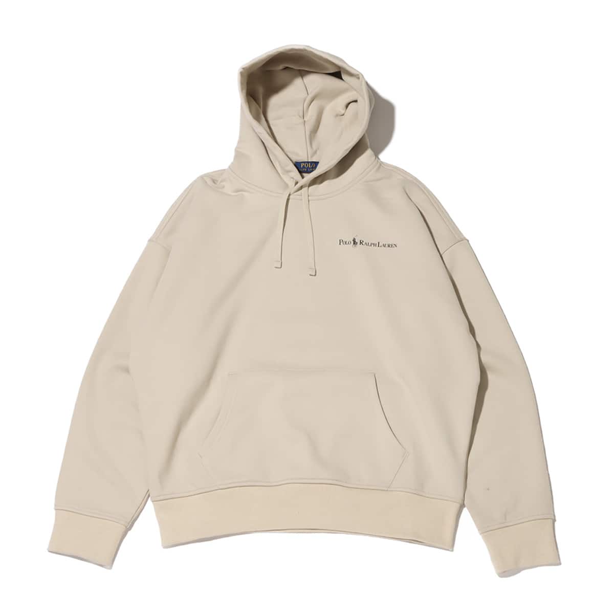 POLO RALPH LAUREN HEAVY WEIGHT SWEAT HOODY LIGHT BEIGE 23FW-I
