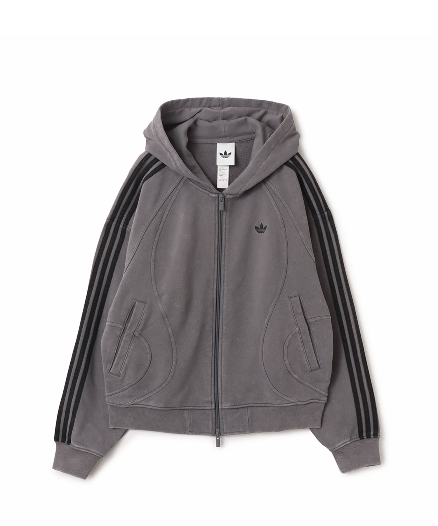 adidas TG FZ HOODY グレーフォー（アディダス チームガイスト