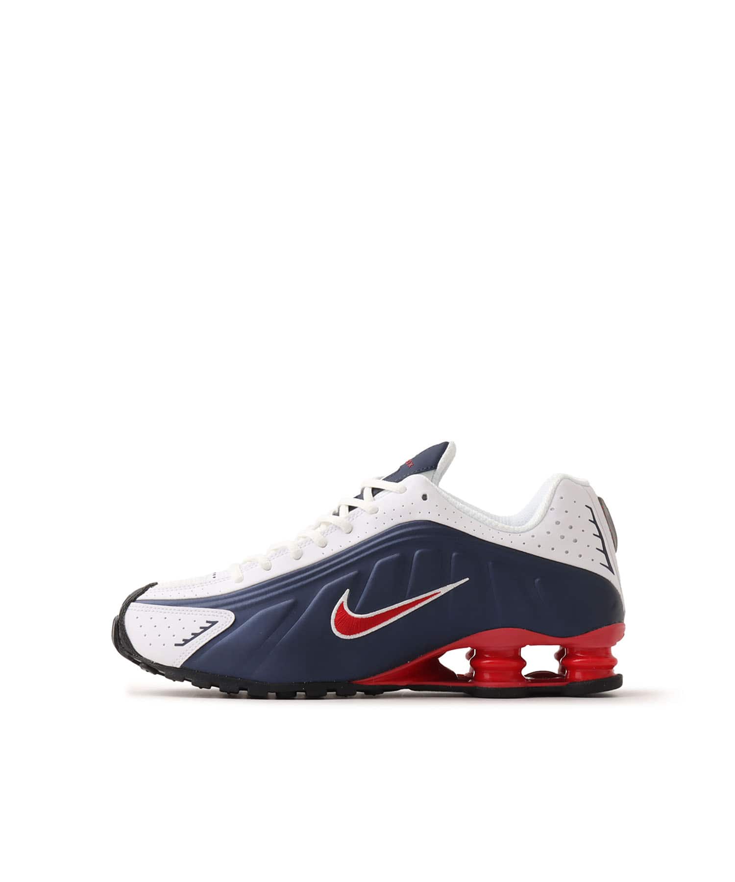 NIKE SHOX R4 MIDNIGHT NAVY/GYM RED-WHITE（ナイキ ショックス R4