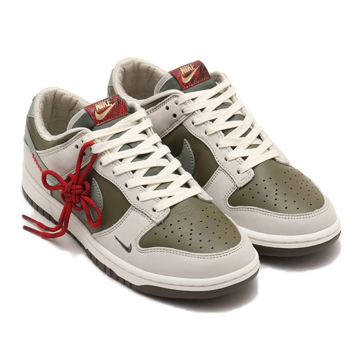 NIKE DUNK LOW RETRO MEDIUM OLIVE/JADE HORIZON-SAIL-IRONSTONE