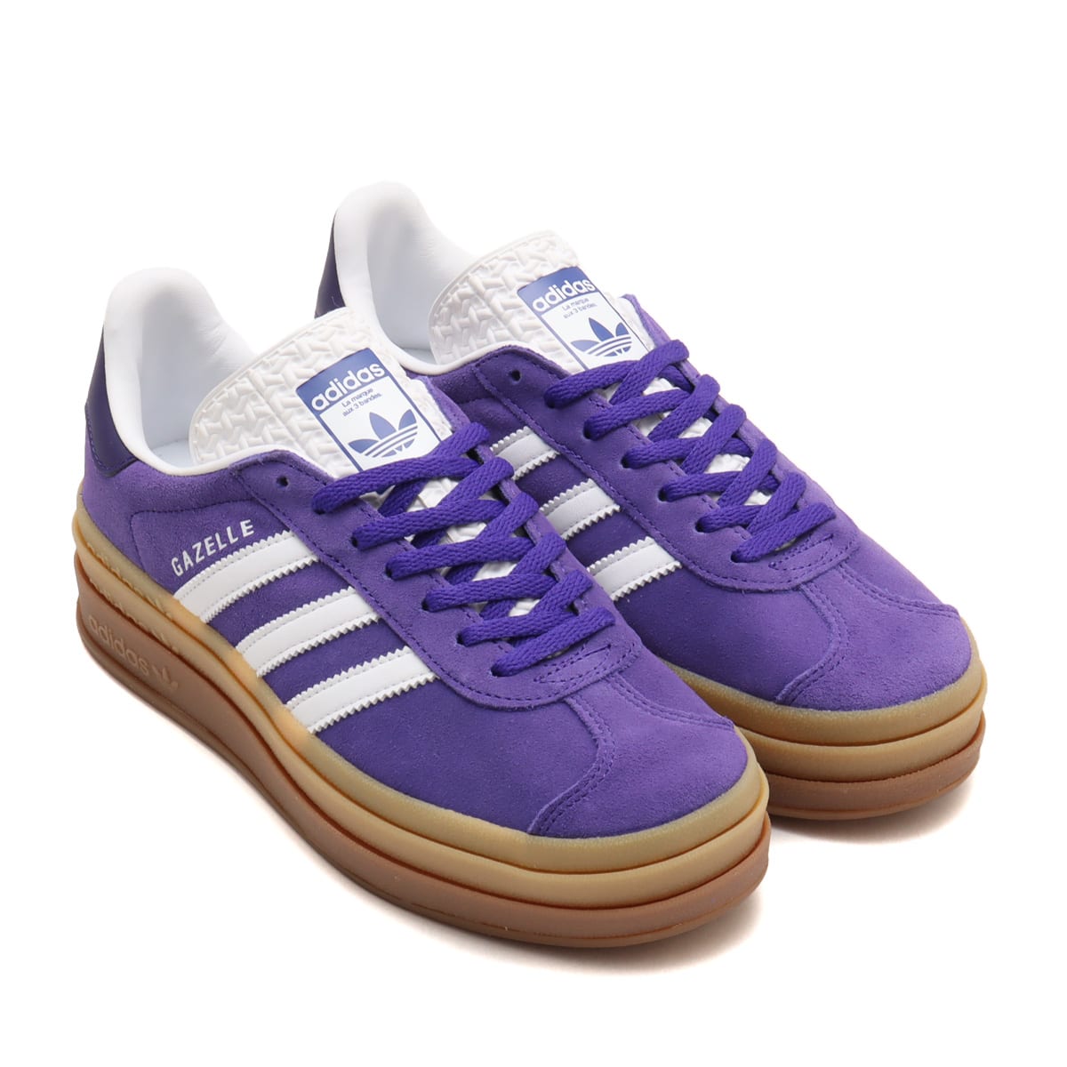 adidas GAZELLE BOLD W ENEINK/FTWWHT/CPURPL （アディダス ガゼル