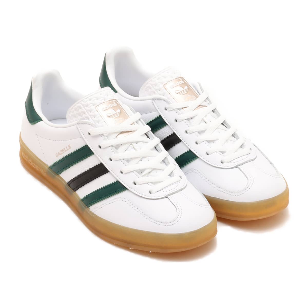 adidas GAZELLE INDOOR W FTWWHT/CGREEN/CBLACK（アディダス ガゼル
