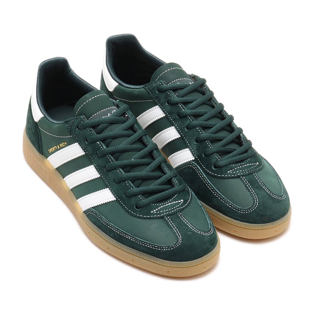 adidas HANDBALL SPEZIAL SPORTY & RICH DARK GREEN/FOOT WEAR WHITE