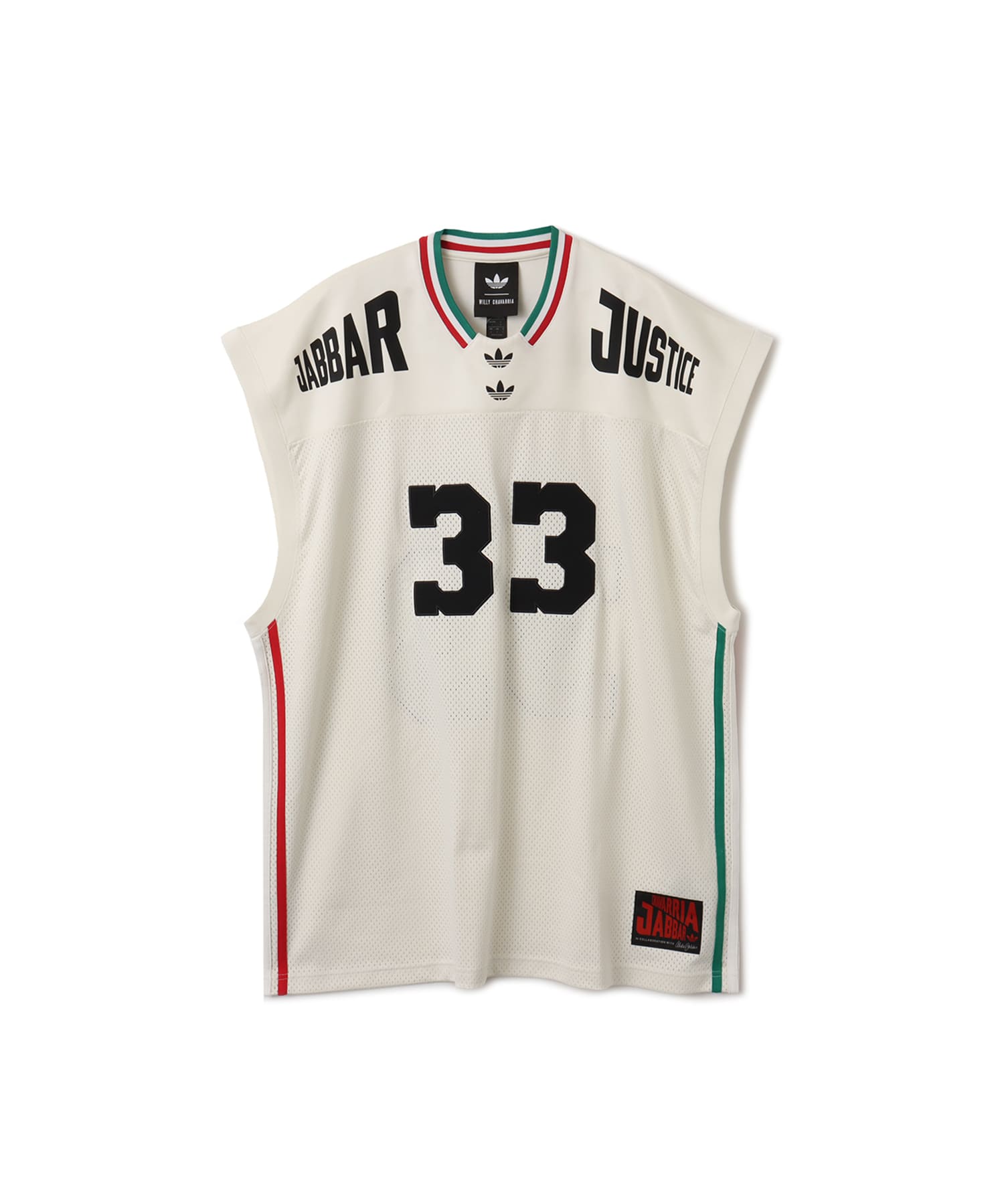 adidas WILLY CHAVARRIA BASKETBALL JERSEY オフホワイト/ブラック