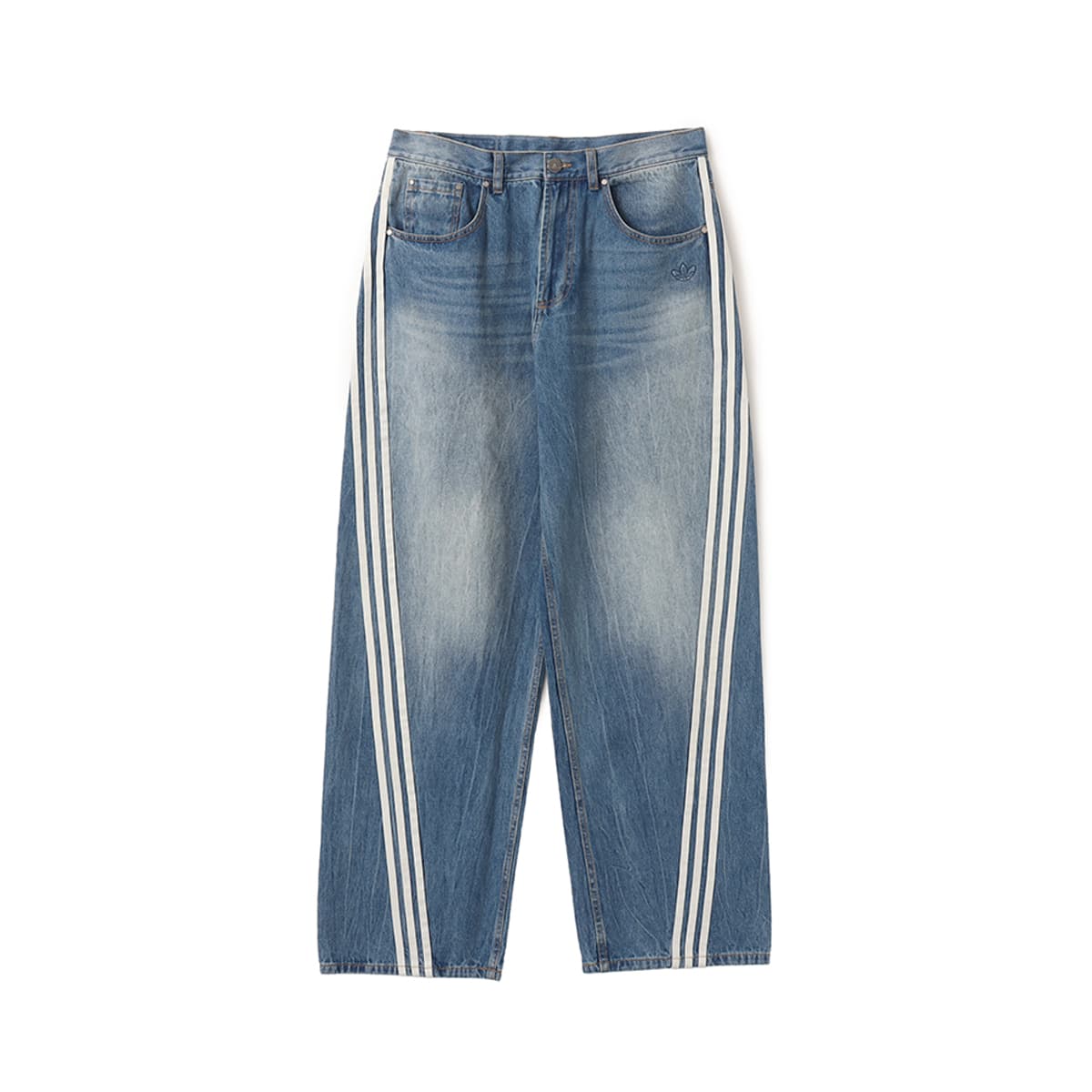 adidas LOOSE FIT DENIM PANTS インディゴデニム（アディダス ルーズ