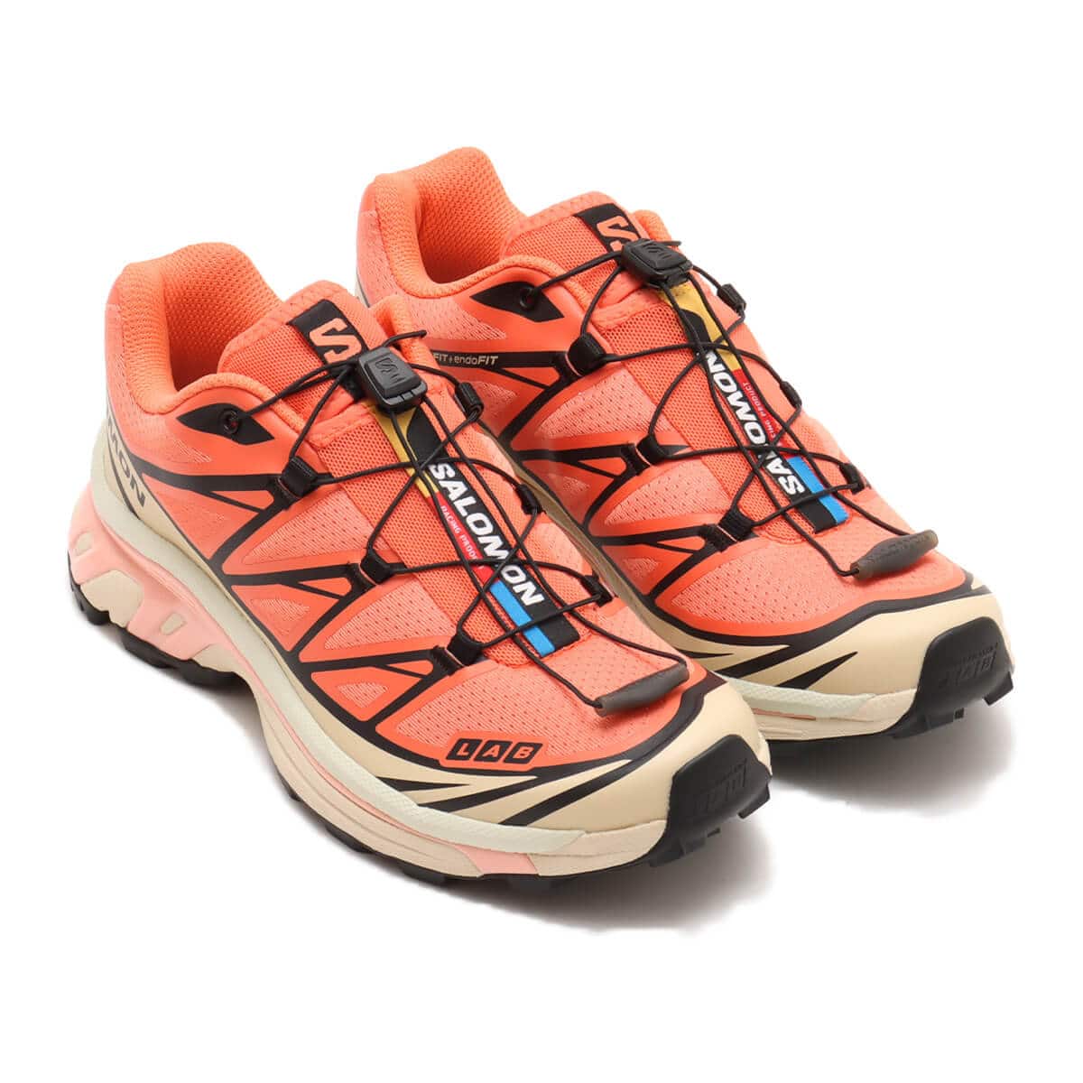 SALOMON XT-6 Living Coral/Black/Cement （サロモン XT-6-ピンク