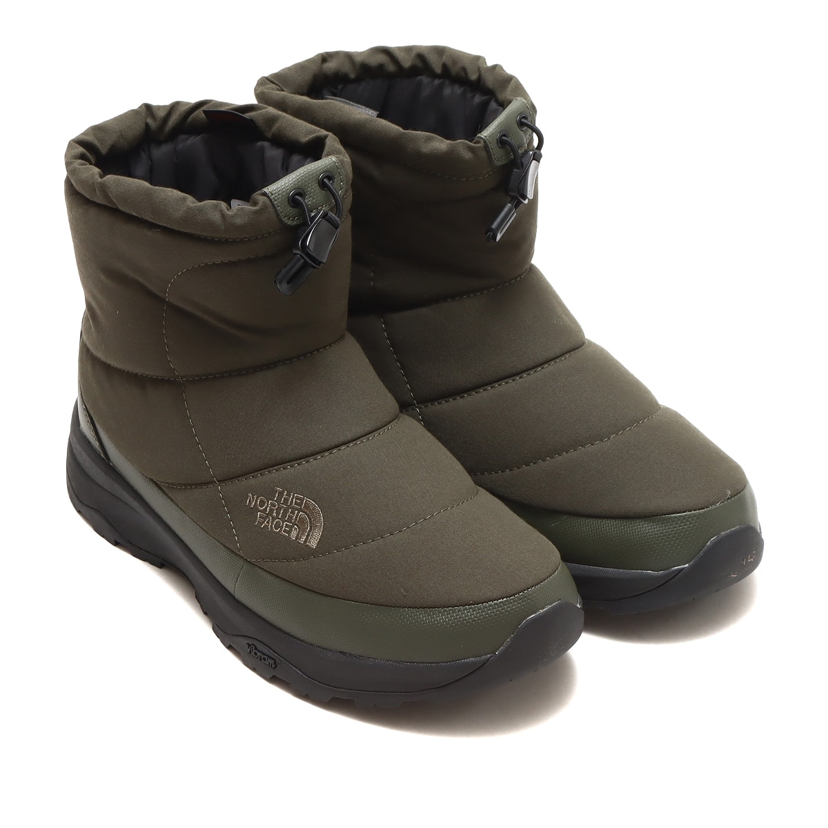 THE NORTH FACE NUPTSE BOOTIE WP VII SHORT ニュートープ×TNFブラック