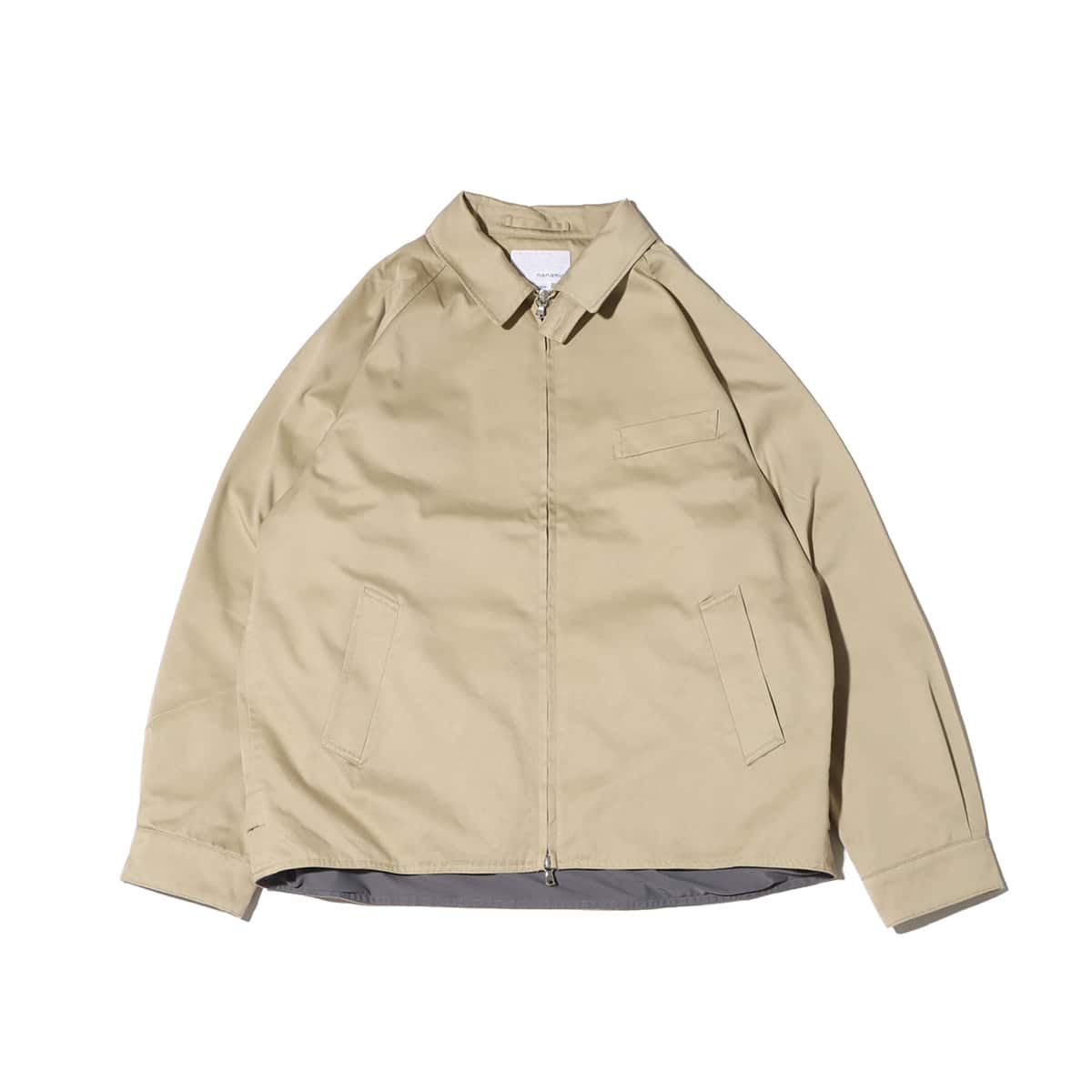 nanamica GORE-TEX INFINIUM Chino Crew Jacket Khaki 23FA-I