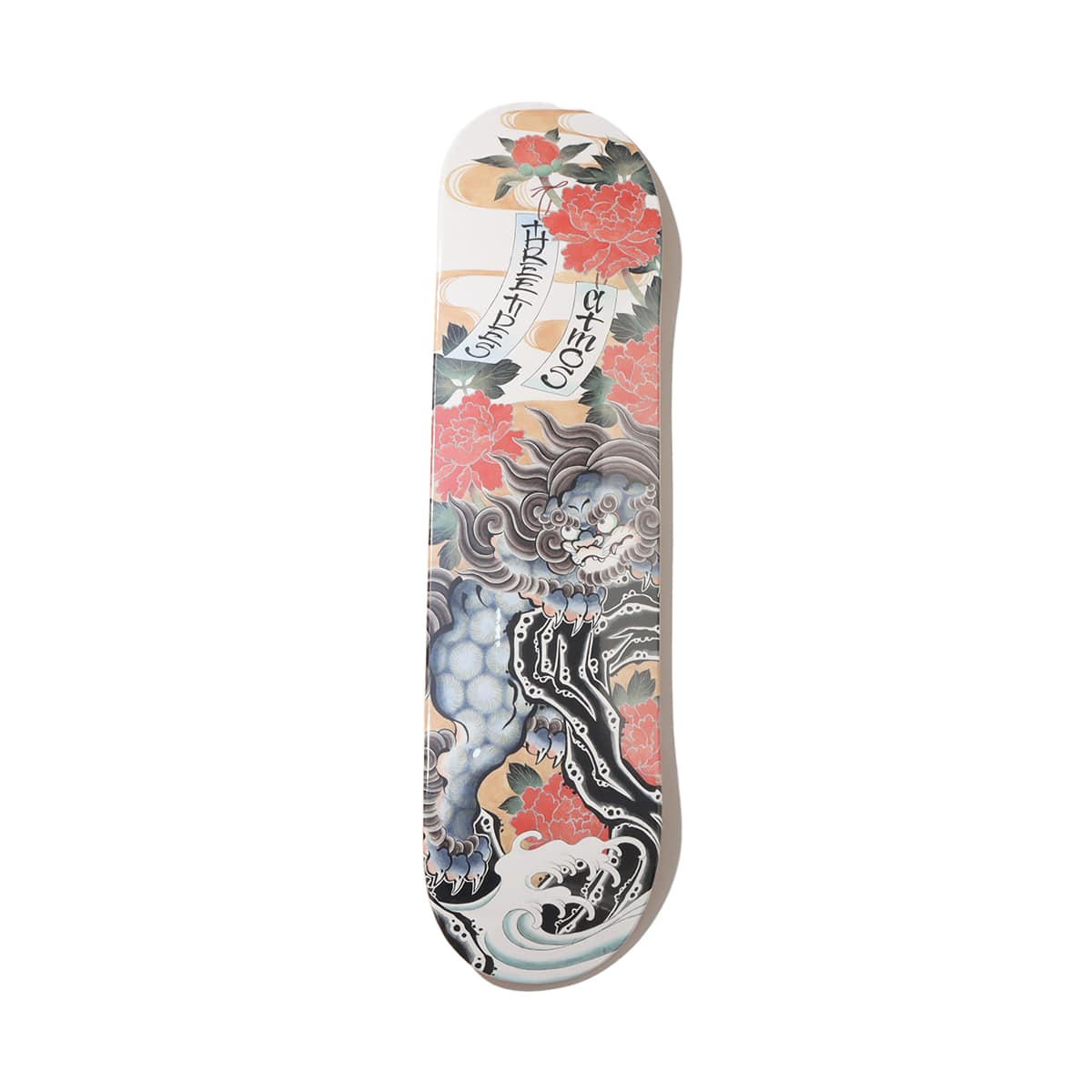 THREE TIDES TATTOO × atmos skateboard deck NAMI FOODOG MULTI