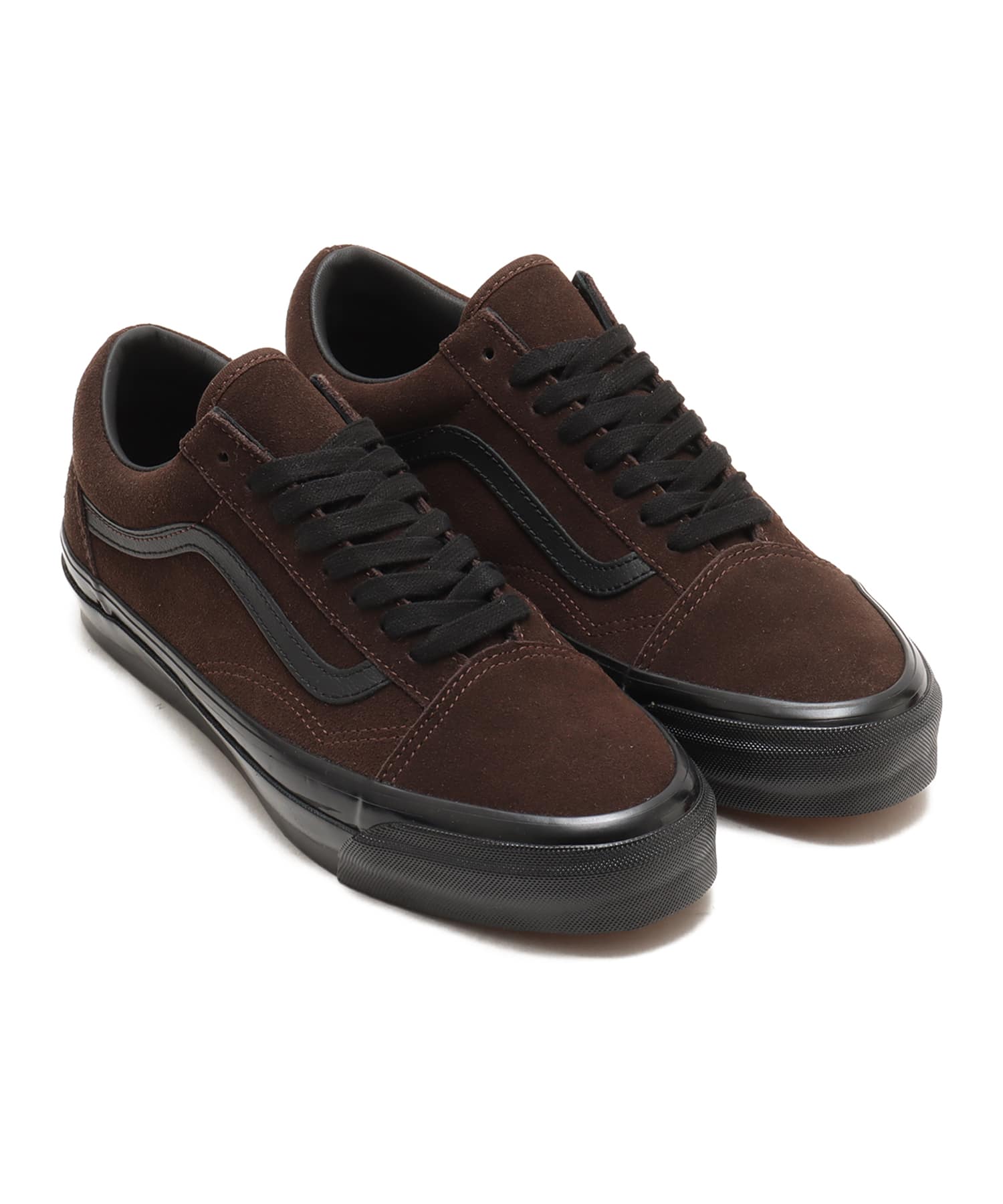VANS LX Old Skool SUEDE BLACK/BROWN（ヴァンズ エルエックス