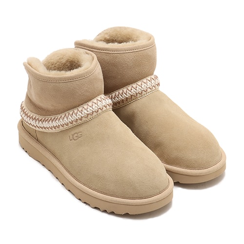 UGG W CLASSIC MINI CRESCENT MUSTARD SEED （アグ クラシック ミニ