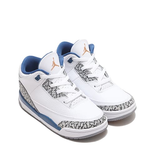 JORDAN BRAND AIR JORDAN 3 RETRO GS WHITE/METALLIC COPPER-TRUE BLUE