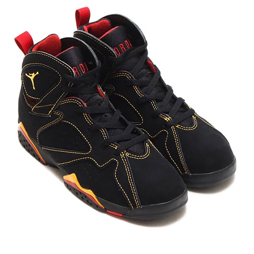 JORDAN BRAND AIR JORDAN 7 RETRO BLACK/CITRUS-VARSITY RED 22FA-I