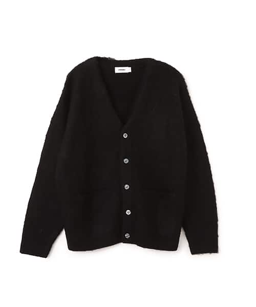 atmos Mohair Cardigan BLACK（アトモス モヘア カーディガン-ブラック