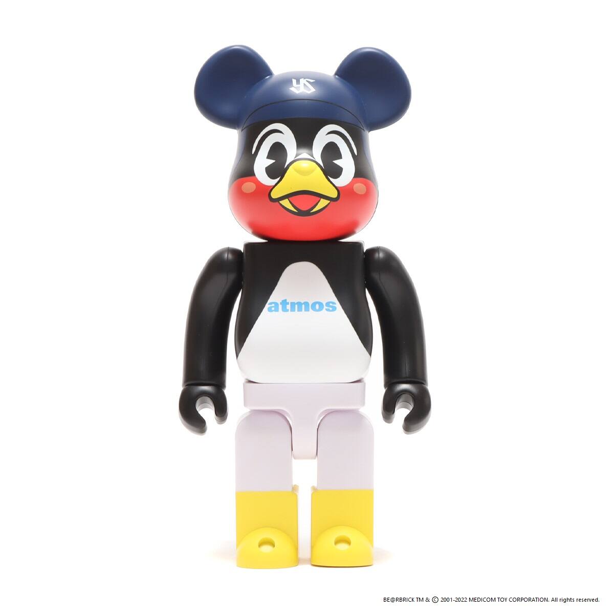 MEDICOM TOY BE@RBRICK atmos × Tokyo Yakult Swallows 100％ & 400