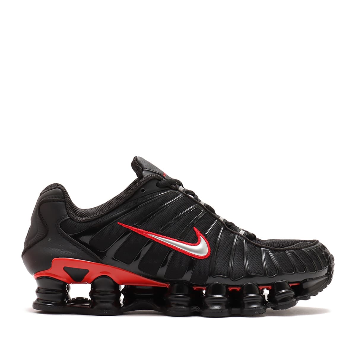 NIKE SHOX TL BLACK/METALLIC SILVER-UNIVERSITY RED （ナイキ