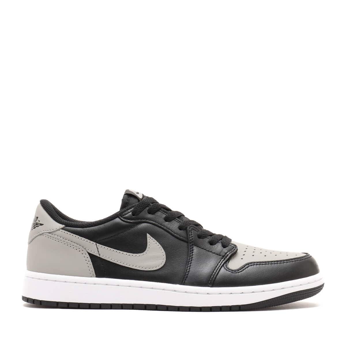 JORDAN BRAND AIR JORDAN 1 RETRO LOW OG BLACK/MEDIUM GREY-WHITE