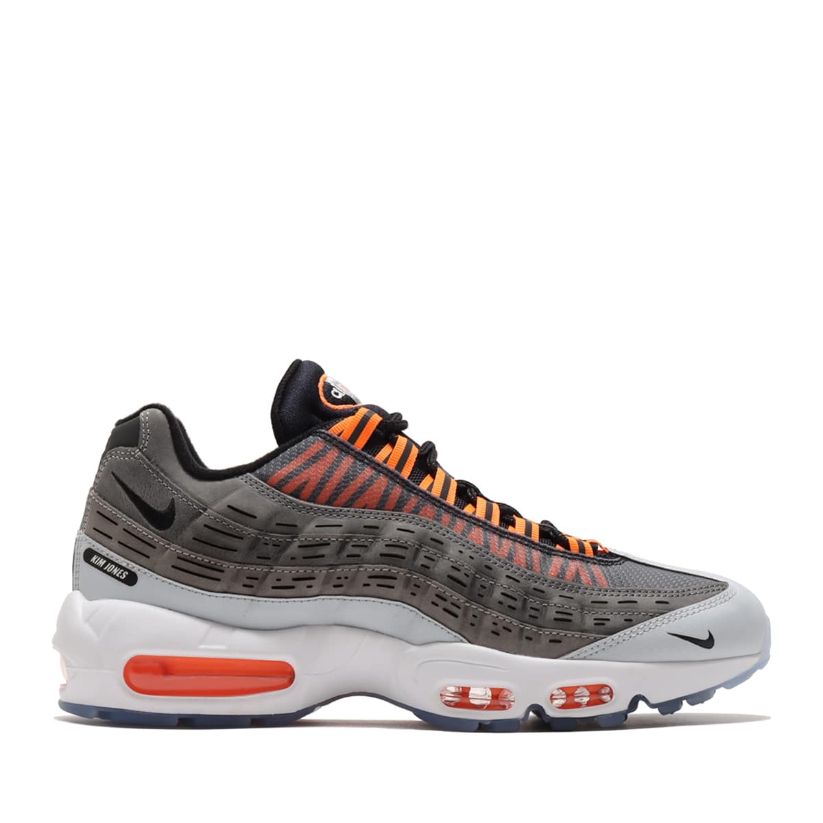 NIKE AIR MAX 95 / KIM JONES BLACK/TOTAL ORANGE-DARK GREY-COOL GREY