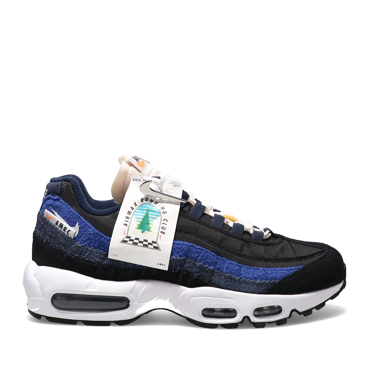 NIKE AIR MAX 95 SE BLACK/SAIL-OBSIDIAN-DEEP ROYAL BLUE 21HO-I