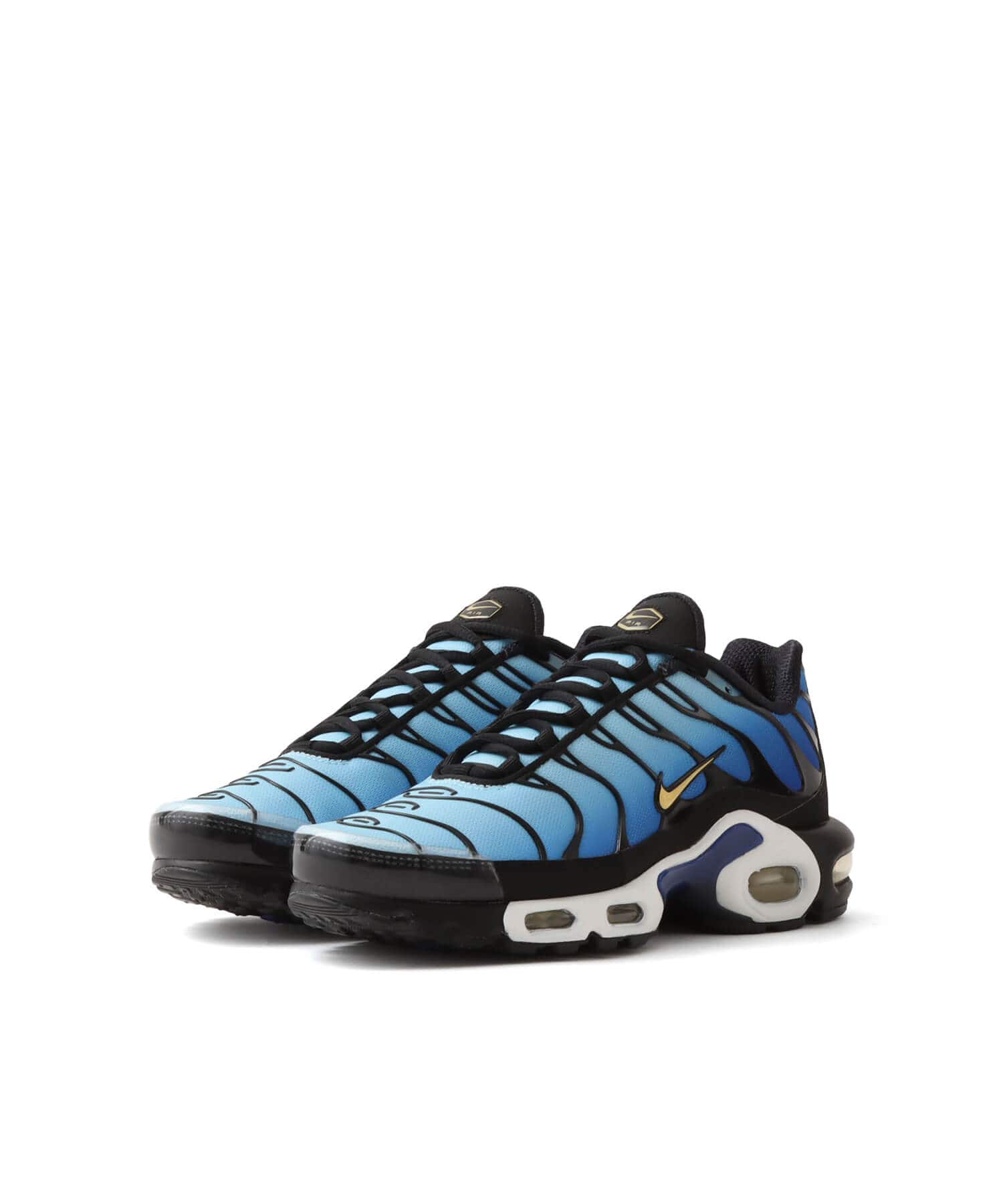 NIKE AIR MAX PLUS OG BLACK/CHAMOIS-SKY BLUE-HYPER BLUE（ナイキ